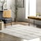 Nuloom Stacey Textured Modern Geometric Indoor/Outdoor Area Rug 6ft 7in x 9ft TCAR02A-6709 - alternate 1